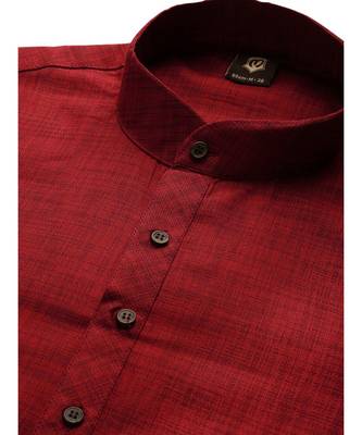 Red cotton Kurta 2