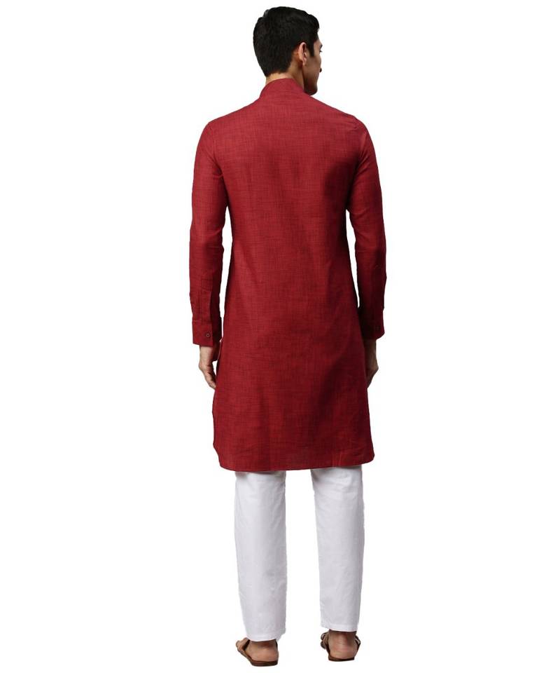 Red cotton Kurta