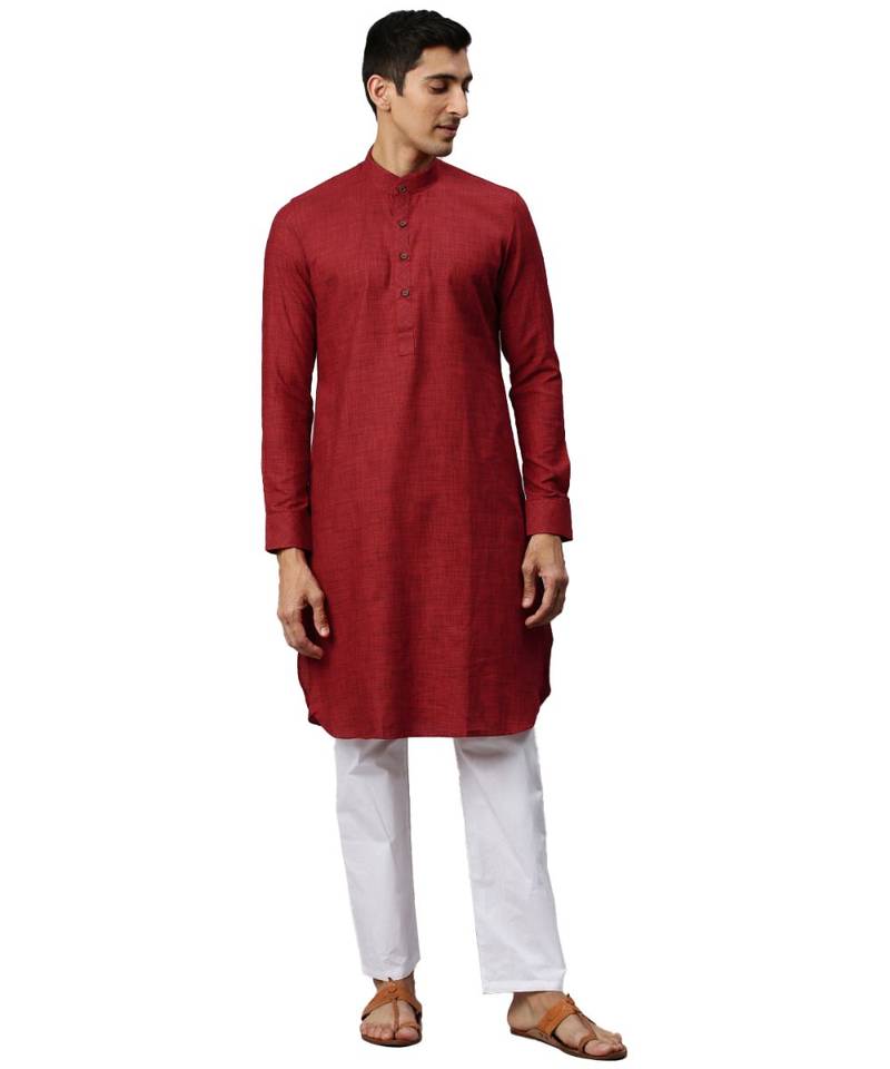 Red cotton Kurta