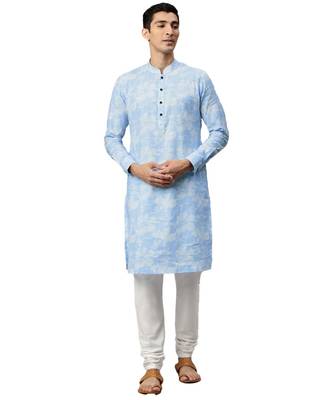 Blue cotton Kurta 1