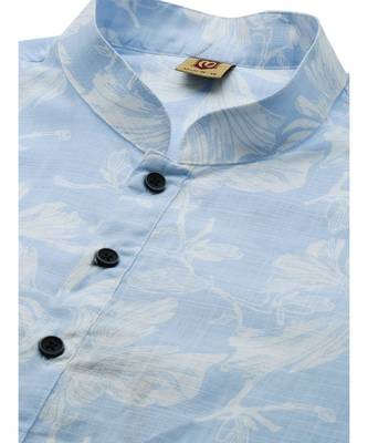 Blue cotton Kurta 2