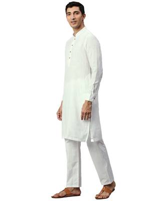 White cotton Kurta 3