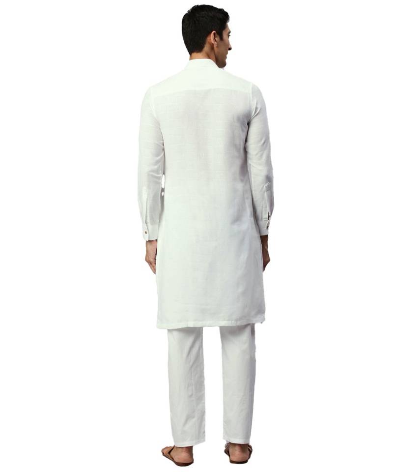 White cotton Kurta