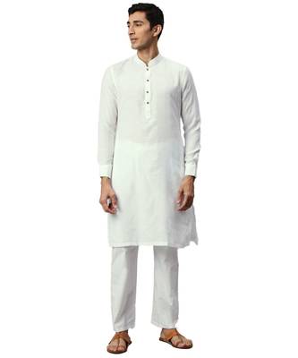 White cotton Kurta 5