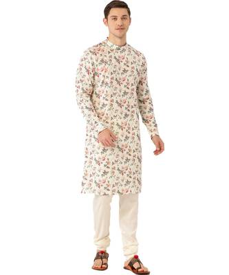 Cream cotton Kurta 1