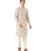Cream cotton Kurta