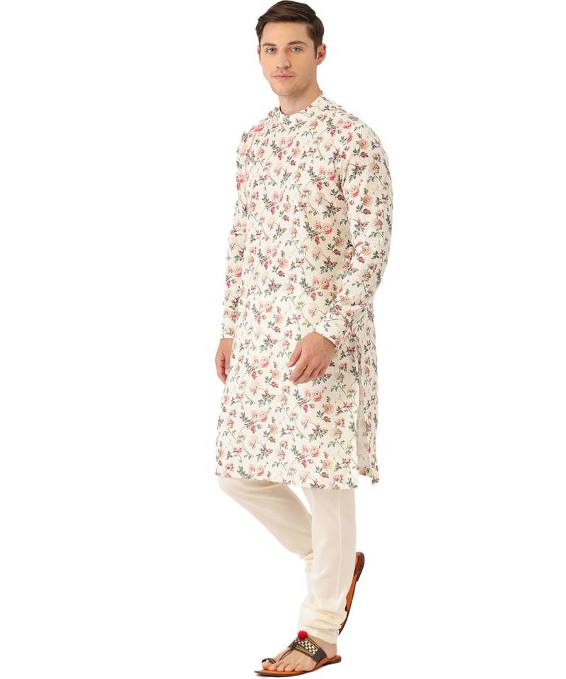 Cream cotton Kurta