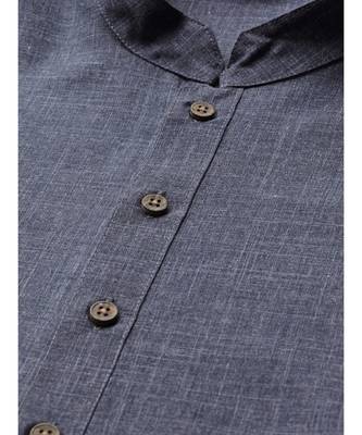 Blue cotton Kurta 2