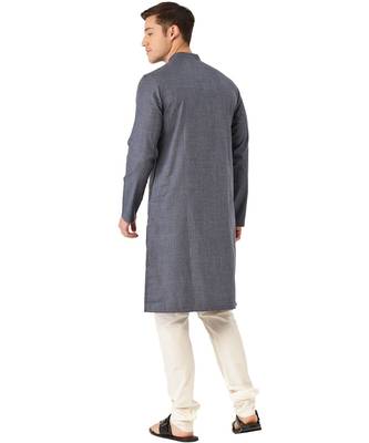Blue cotton Kurta 5