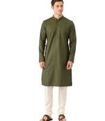 Green cotton Kurta
