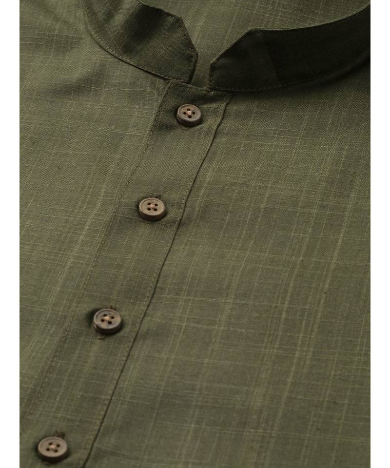 Green cotton Kurta