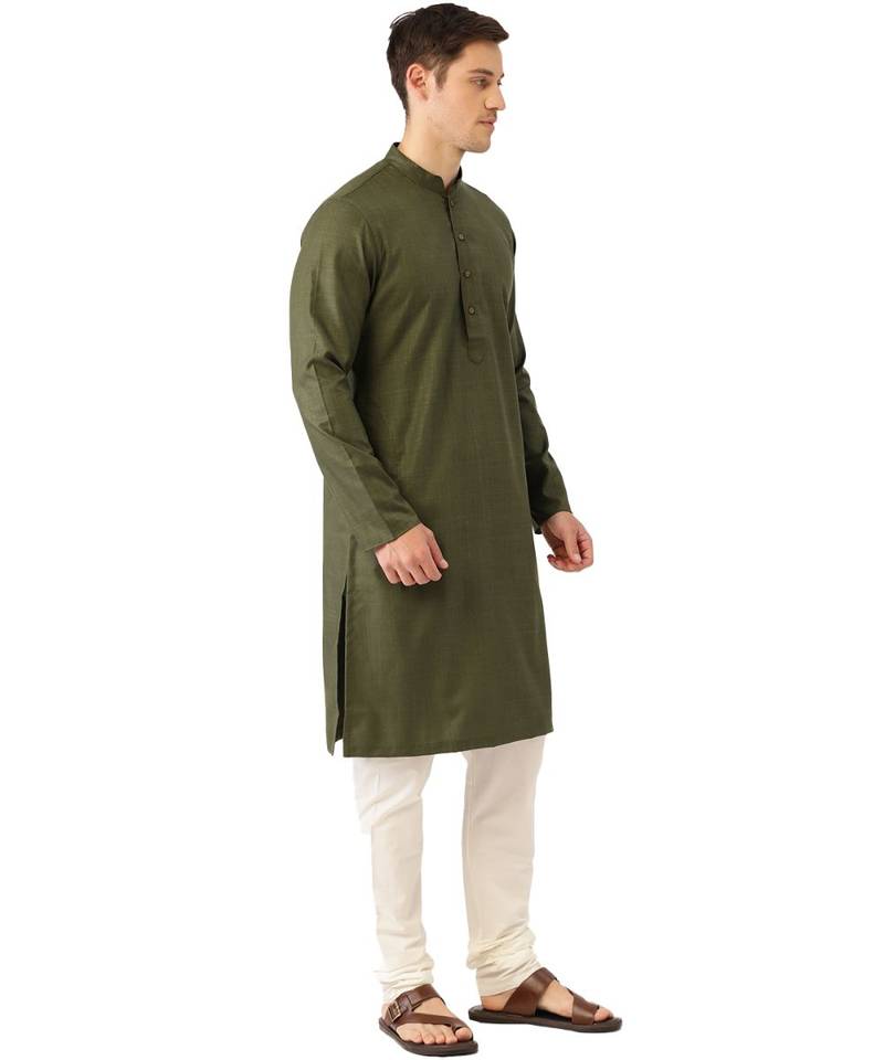 Green cotton Kurta