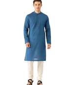 Blue cotton Kurta