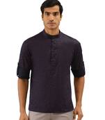 Blue cotton Short Kurta