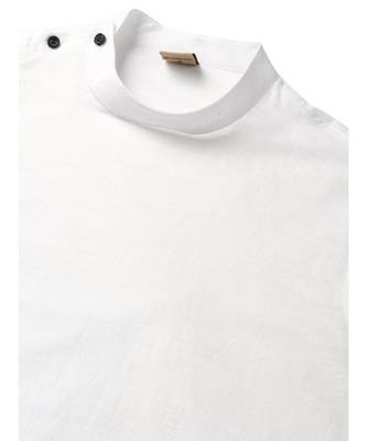 White Art Silk Short Kurta 2