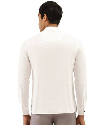 White Art Silk Short Kurta 4