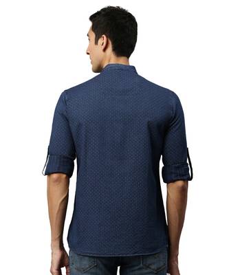 Blue Denim Short Kurta 4
