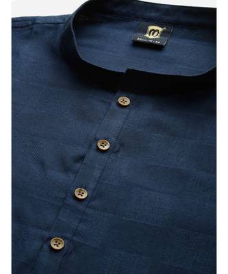 Blue cotton Short Kurta 2