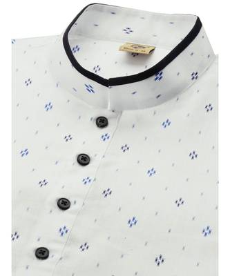 White cotton Short Kurta 2