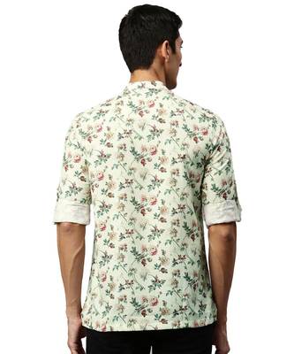 Cream cotton Short Kurta 5