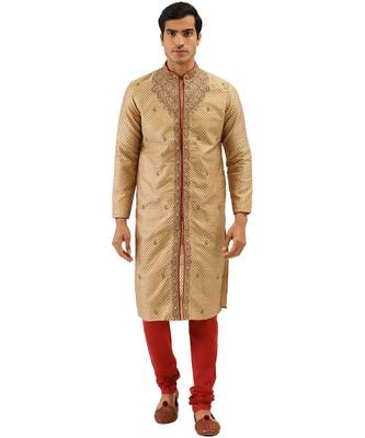 multicolor Art Silk Kurta Churidar Set 1