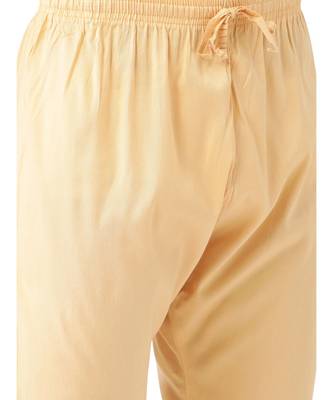 Beige silk Kurta Churidar Set 5