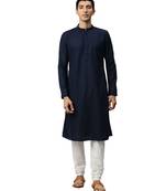 Blue cotton Kurta Churidar Set