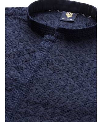 Blue cotton Kurta Churidar Set 2
