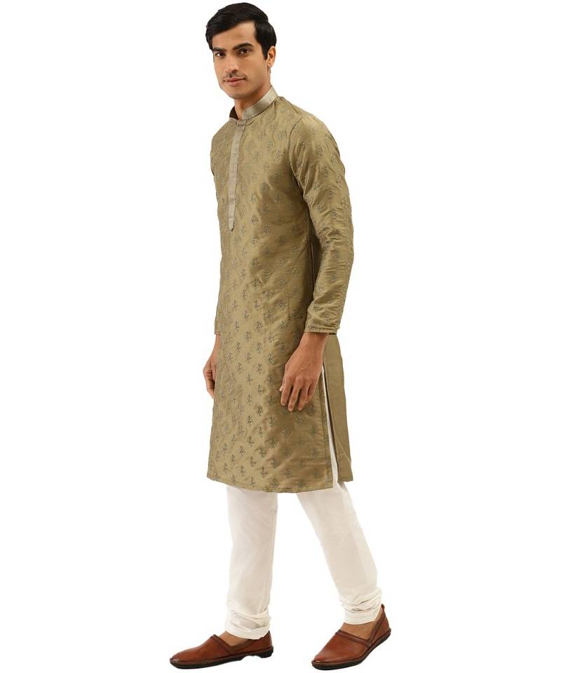 Mahendi Viscose Kurta Churidar Set