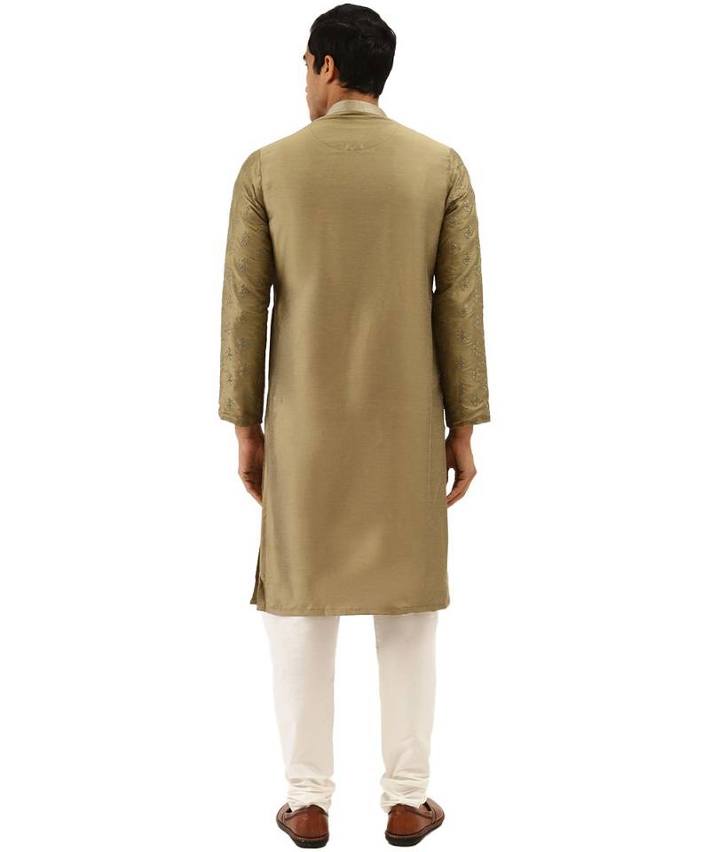 Mahendi Viscose Kurta Churidar Set