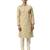 Beige Chanderi Kurta Churidar Set