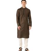 Blue cotton Kurta Churidar Set