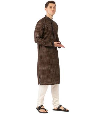 Blue cotton Kurta Churidar Set 3