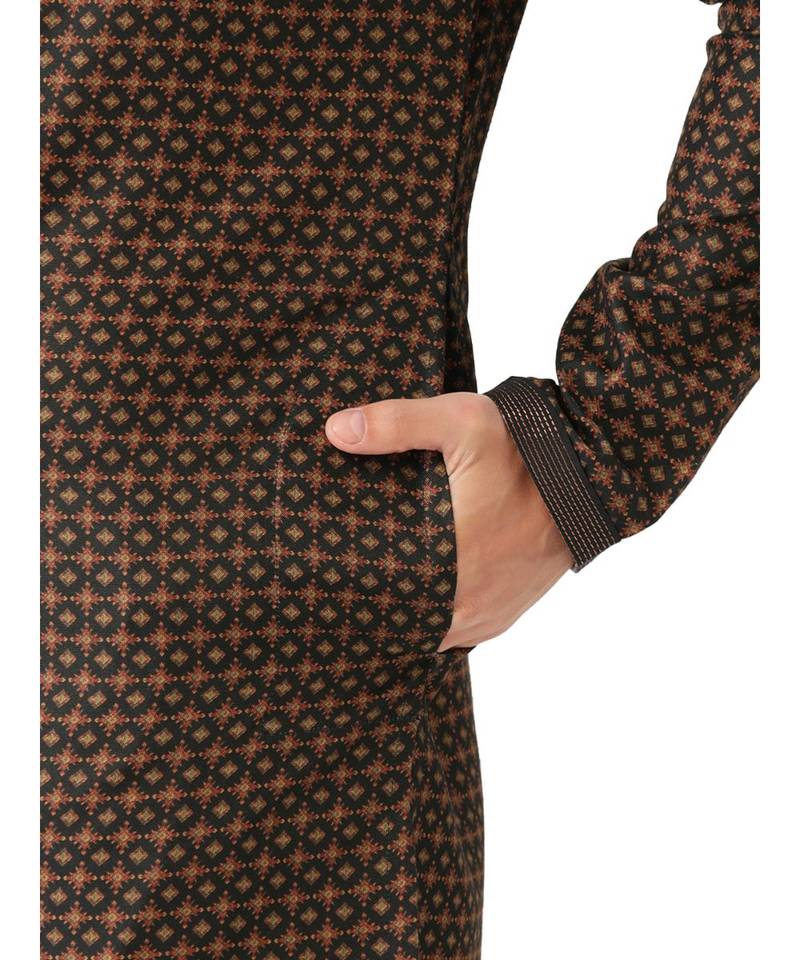 Blue cotton Kurta Churidar Set