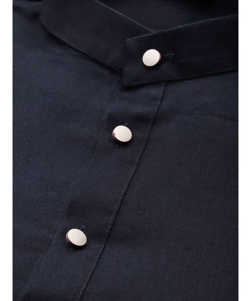 Blue cotton Kurta Pajama Set