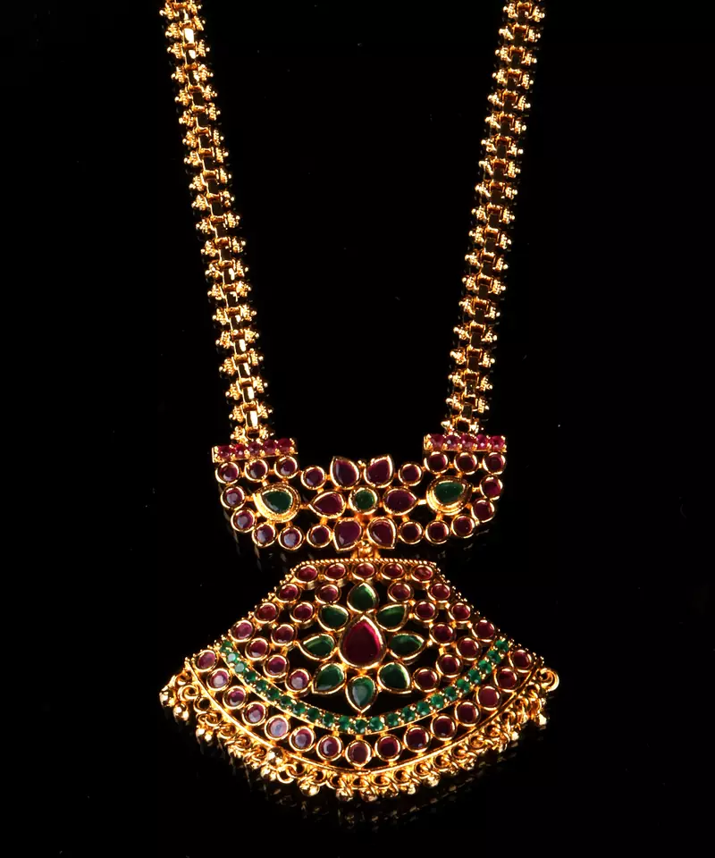Gold necklaces