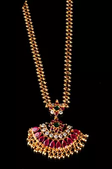 Red necklaces