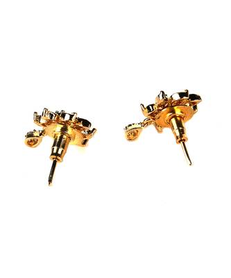 Gold earrings 2