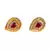 Red earrings