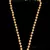 Gold necklaces