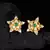Green earrings