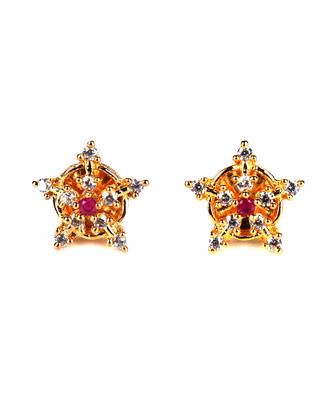 Red earrings 2