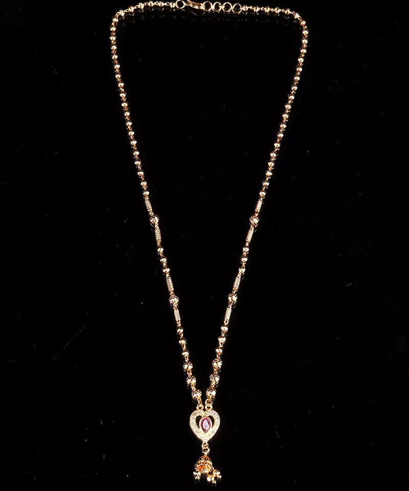 Gold necklaces