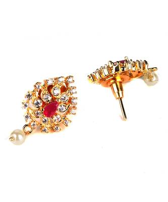 Red earrings 4