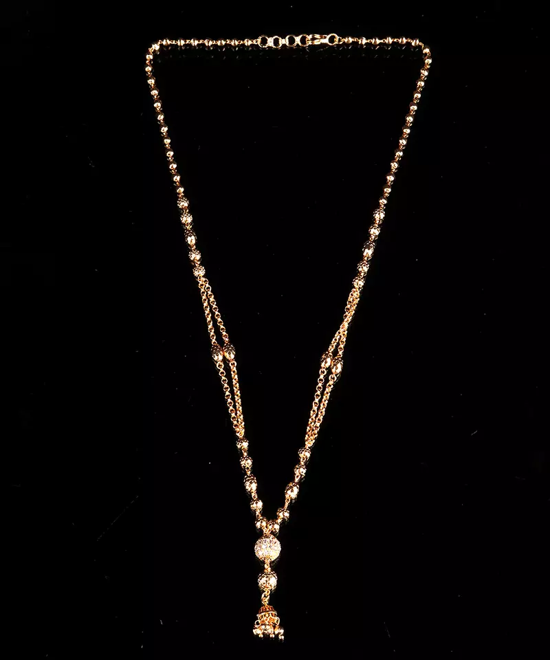 Gold necklaces