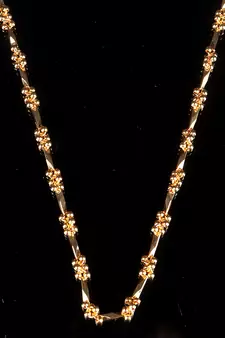 Gold necklaces