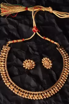 Gold necklaces