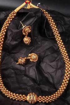 Gold necklaces