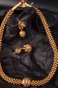 Gold necklaces