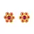 Red earrings